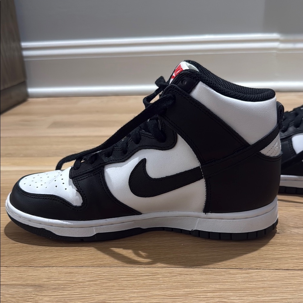Nike Black and White High-Top Sneakers